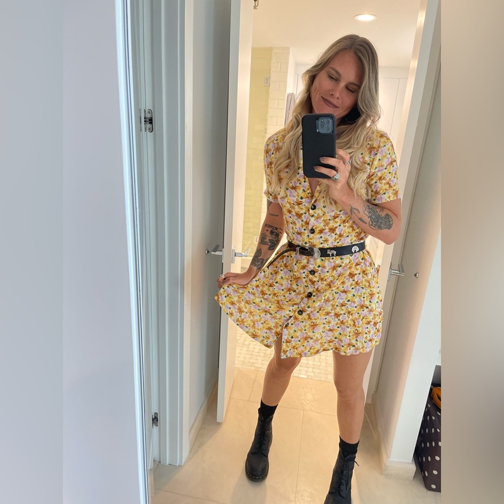 Rusty Flower Dress